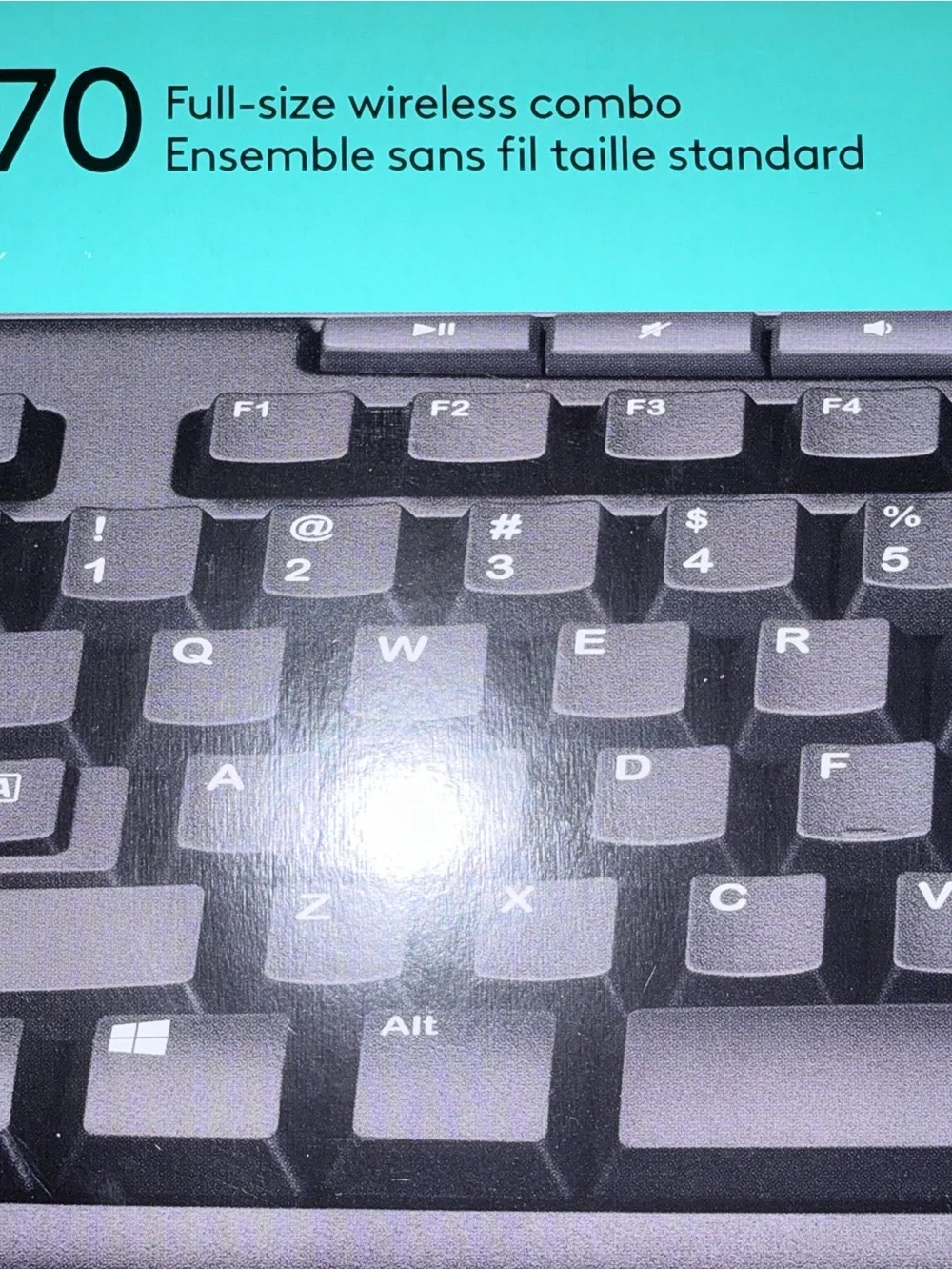 Logitech Black Wireless Keyboard & mouse